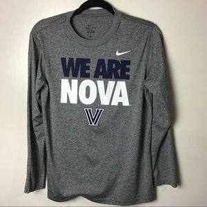 Villanova Nike l/s active tee. Youth XL
